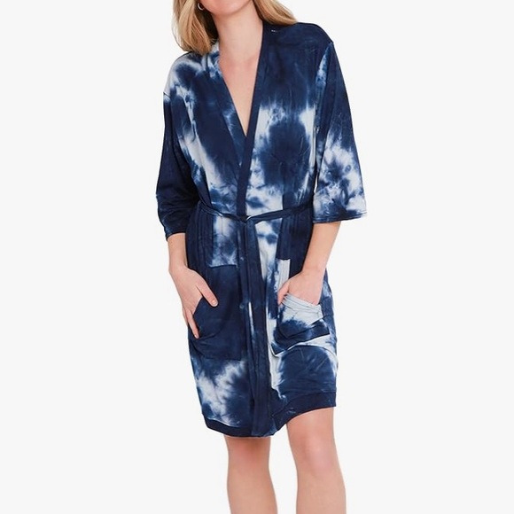 NEW hello mello tie dye lounge robe - Picture 8 of 12